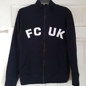 GUC Black French Connection zipper sweatshirt
